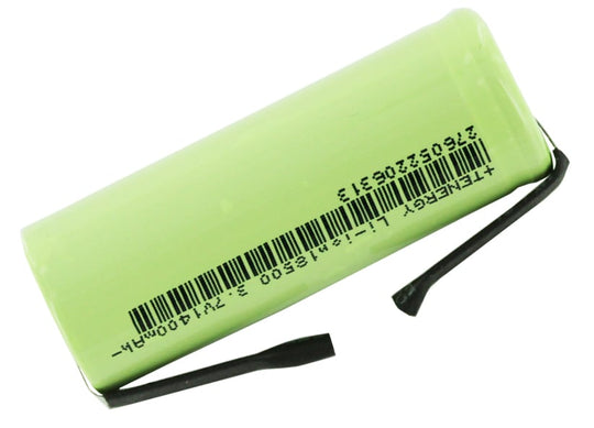 Tenergy 18500 1400mAh 3.7V Protected Lithium Ion (Li-ion) Tabbed Battery - Bulk (30036-1)