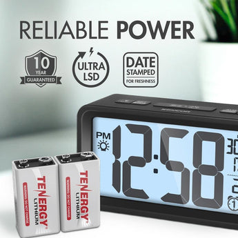 Tenergy 9V 1200mAh Lithium Primary (LiMnO2) Battery - Snap Connectors