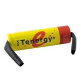 Tenergy 20102-1 AA 1000mAh 1.2V Nickel Cadmium (NiCd) Flat Top Battery with Tabs - Bulk