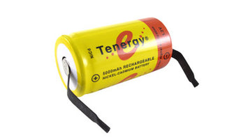 Tenergy 20501-1 D-cell 5000mAh 1.2V Nickel Cadmium (NiCd) Battery with or without Tabs - Bulk