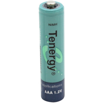 Tenergy 10400 AAA (4PK) 1000mAh 1.2V Nickel Metal Hydride (NiMH) Button Top Battery - Pack of 4