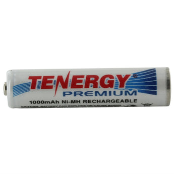 Tenergy Premium 10405 AAA 1000mAh 1.2V Nickel Metal Hydride (NiMH) Button Top Battery - Bulk