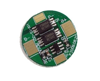 Tenergy 32002 Protection Circuit Module (PCB) Round for 3.7V Li-Polymer Battery 3.5A Working (6A cut-off)