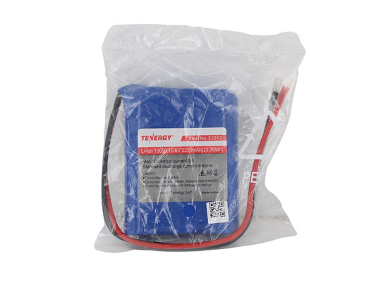 Tenergy 31012 Lithium Li-Ion 18650 10.8V 2200mAh Battery Pack