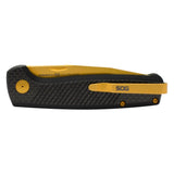 SOG Terminus SJ LTE Folding Knife - Carbon and Graphite, or Carbon and Gold