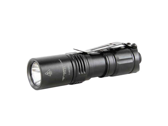 TerraLUX / Lightstar Corp. Tactical 1 EX Flashlight - With CREE XP-L LED - 400 Lumens - Matte Black -Uses 1 x CR123A Battery (TT1-EX)