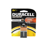Duracell Coppertop Duralock MN1604-B1 9V 6LR61 Alkaline Battery with Snap Connectors (MN1604B1) - 1 Piece Retail Card