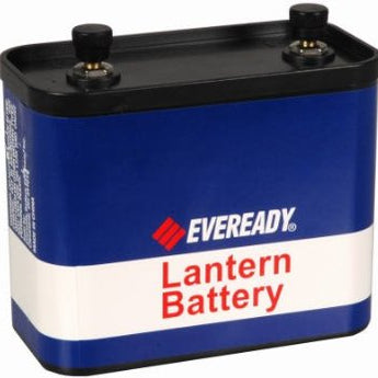 Energizer Eveready Super Heavy Duty 732 7500mAh 12V Zinc Carbon Lantern Battery with Screw Terminals - Bulk