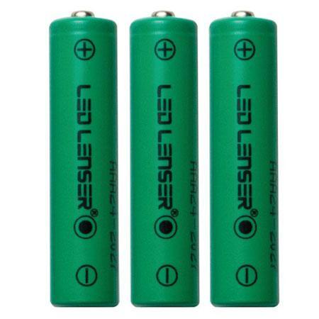 Ledlenser 880078 AAA 900mAh 1.2V Nickel Metal Hydride (NiMH) Button Top Batteries - 3 Pack Retail Card