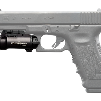 SureFire X300U-A LED Weapon Light with Rail-Lock Mounting System for Universal, Picatinny Rails - Fits Handguns, Long Guns - 1000 Lumens - Includes 2 x CR123As