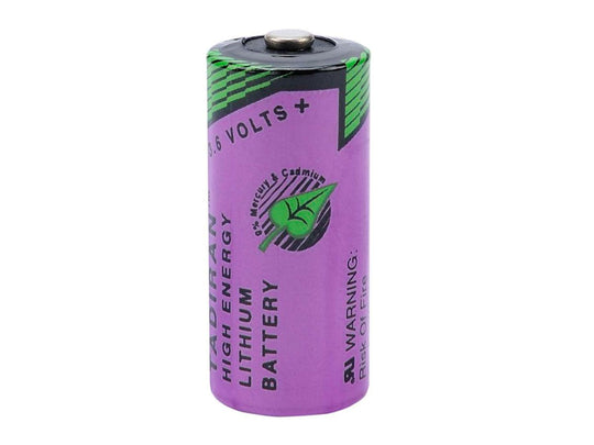 Tadiran TLH5955 2/3 AA cell Extended Temperature Series 3.6V 1.4Ah Lithium (Li-SOCI2) - Bobbin Wound