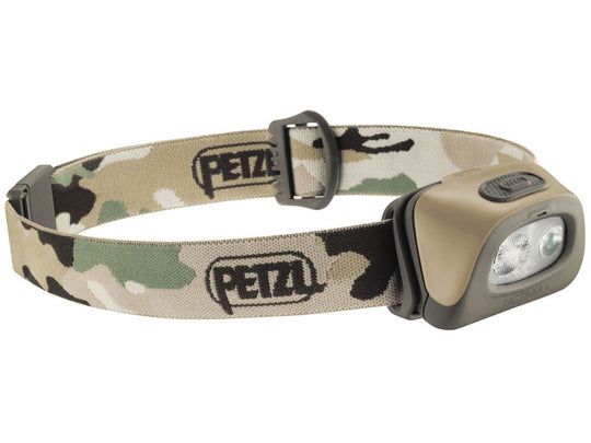 Petzl TACTIKKA + RGB LED Headlamp - Red, Green, Blue and White LEDs - 250 Lumens - Includes 3 x AAA - (E89AB-A)