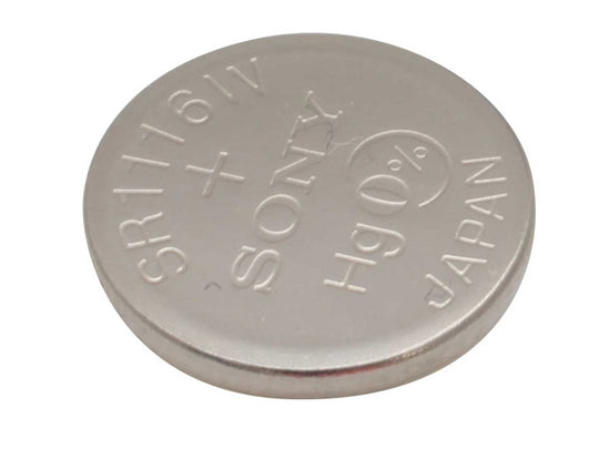 Sony SR1116SW 366 33mAh 1.55V Silver Oxide Watch Battery - 1 Piece Tear Strip