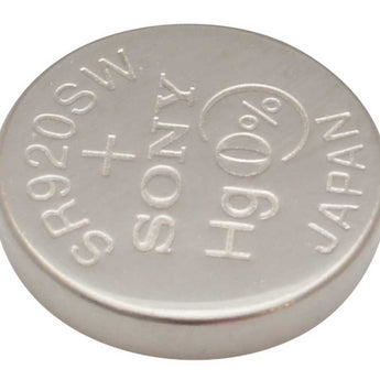 MuRata SR920SW 371 44mAh 1.55V Silver Oxide Watch Battery - 1 Piece Tear Strip, Sold Individually