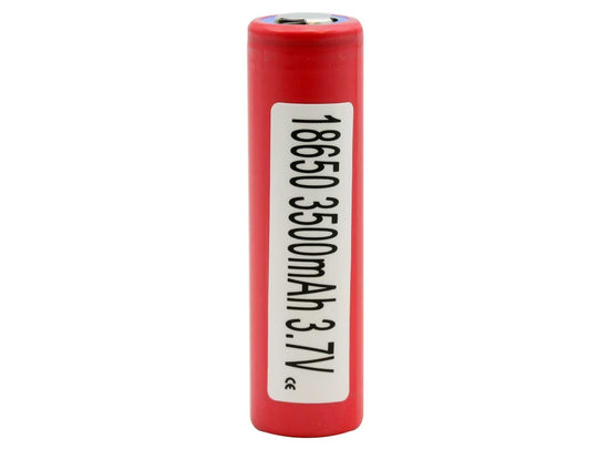 Sanyo NCR18650GA 18650 3500mAh 3.7V High-Drain 10A Lithium Ion (Li-ion) Protected Button Top Battery - Boxed
