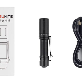 ThruNite Archer Mini USB-C Rechargeable LED Flashlight - Luminus SST20 - 405 Lumens - Uses Built-in Li-ion Battery Pack