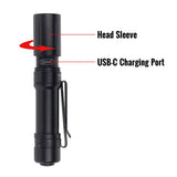 ThruNite Archer Mini USB-C Rechargeable LED Flashlight - Luminus SST20 - 405 Lumens - Uses Built-in Li-ion Battery Pack