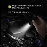 ThruNite Archer Mini USB-C Rechargeable LED Flashlight - Luminus SST20 - 405 Lumens - Uses Built-in Li-ion Battery Pack