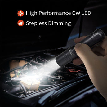 ThruNite Archer Pro V2 USB-C Rechargeable EDC Flashlight - 950 Lumens- Uses Built-in Li-ion Battery Pack