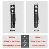 ThruNite BSS V6 USB-C Rechargeable LED Flashlight - 2000 Lumens - Includes 1 x 18650