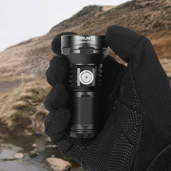 ThruNite Catapult Mini V2 USB-C Rechargeable LED Flashlight - 1108 Lumens - Luminus SFT40 - Includes 1 x 18350 - Black or Desert Tan