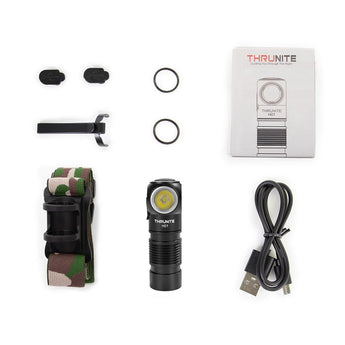 ThruNite H01 Rechargeable LED Headlamp - 687 Lumens - CREE XP-G3 - Includes 1 x 16340 - Black