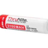 ThruNite IMR 18650 3100mAh 3.7V Protected High-Drain Lithium Manganese (LiMn2O4) Button Top Battery