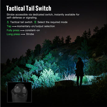 ThruNite Lynx LED Flashlight - 3100 Lumens - Includes 1 x 21700 with Built-in USB-C Charging Port