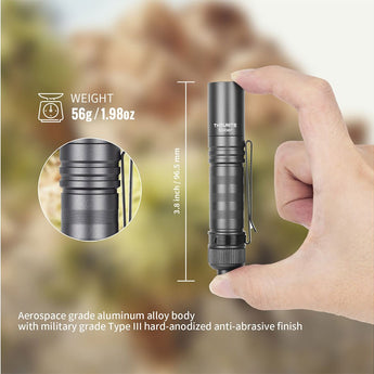 ThruNite Saber LED Flashlight - 659 Lumens - Luminus SST20 - Uses 1 x AA - Black or Grey