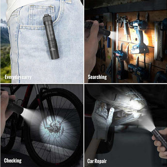 ThruNite Saber LED Flashlight - 659 Lumens - Luminus SST20 - Uses 1 x AA - Black or Grey