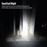 ThruNite Saber LED Flashlight - 659 Lumens - Luminus SST20 - Uses 1 x AA - Black or Grey