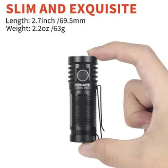 ThruNite T1S V2 USB-C Rechargeable LED Flashlight - 1080 Lumens - Luminus SST40 - Includes 1 x 18350