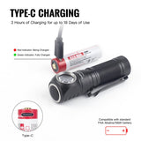 ThruNite TH20 Pro LED Headlamp - 1010 Lumens - Includes 1 x 14500 with USB-C Charging Port