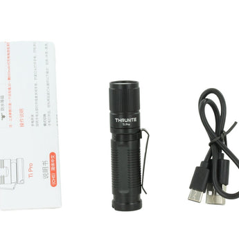 ThruNite Ti Pro LED Flashlight - 1012 Lumens - Includes 1 x 14500 with USB-C Charging Port