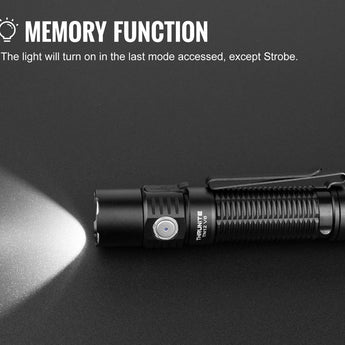 ThruNite TN12 V6 USB-C Rechargeable LED Flashlight - 1950 Lumens - Includes 1 x 18650