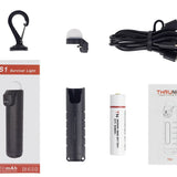 ThruNite TS1 LED Rescue Light - 100 Lumens - Includes 1 x USB-C Rechargeable 18650