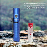 ThruNite TT20 - Black, Blue, Red, Metal Gray, or Desert Tan