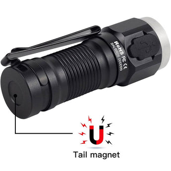 ThruNite W1 Rechargeable LED Flashlight - 693 Lumens - Includes 1 x 16340 - Black