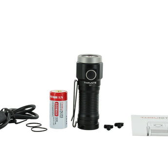 ThruNite W1 Rechargeable LED Flashlight - 693 Lumens - Includes 1 x 16340 - Black