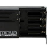 Titanium Innovations V4000 4-Bay Ultra Fast Battery Charger - NiMH, NiCd AA and AAAs - AC 100-240V Adapter