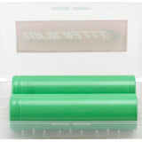 Titanium Innovations Battery Case - Holds 2 x 18650 or 4 x CR123A