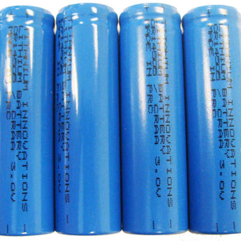 Titanium Innovations CRAA CR14505 1500mAh 3V 3A Lithium (LiMnO2) AA-Sized Button Top Batteries