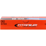 Titanium Innovations CR2 1000mAh 3V 2.25A Lithium Primary (LiMnO2) Button Top Photo Battery - Bulk