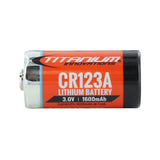 Titanium Innovations CR123A Horizontal View