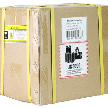 Titanium Innovations CR2 Battery - 1000mAh 3V Lithium (LiMnO2) Button Top Photo Battery - 1 Piece Retail Card