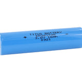 Titus ER261020 CC 16000mAh 3.6V Lithium Thionyl Chloride (LiSOCI2) Bobbin Wound Button Top Battery - Bulk
