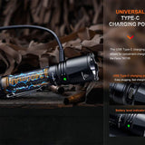 Fenix TK11R Rechargeable LED Flashlight - 1600 Lumens - Uses 1 x 18650 (Included) or 2 x CR123A