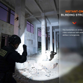 Fenix TK11R Rechargeable LED Flashlight - 1600 Lumens - Uses 1 x 18650 (Included) or 2 x CR123A