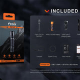 Fenix TK11R Rechargeable LED Flashlight - 1600 Lumens - Uses 1 x 18650 (Included) or 2 x CR123A