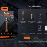 Fenix TK20R-UE USB-C Rechargeable LED Flashlight - 2800 Lumens - Luminus SFT70 - Includes 1 x 21700 - Desert Camo, Tan, Tropic, or City Gray